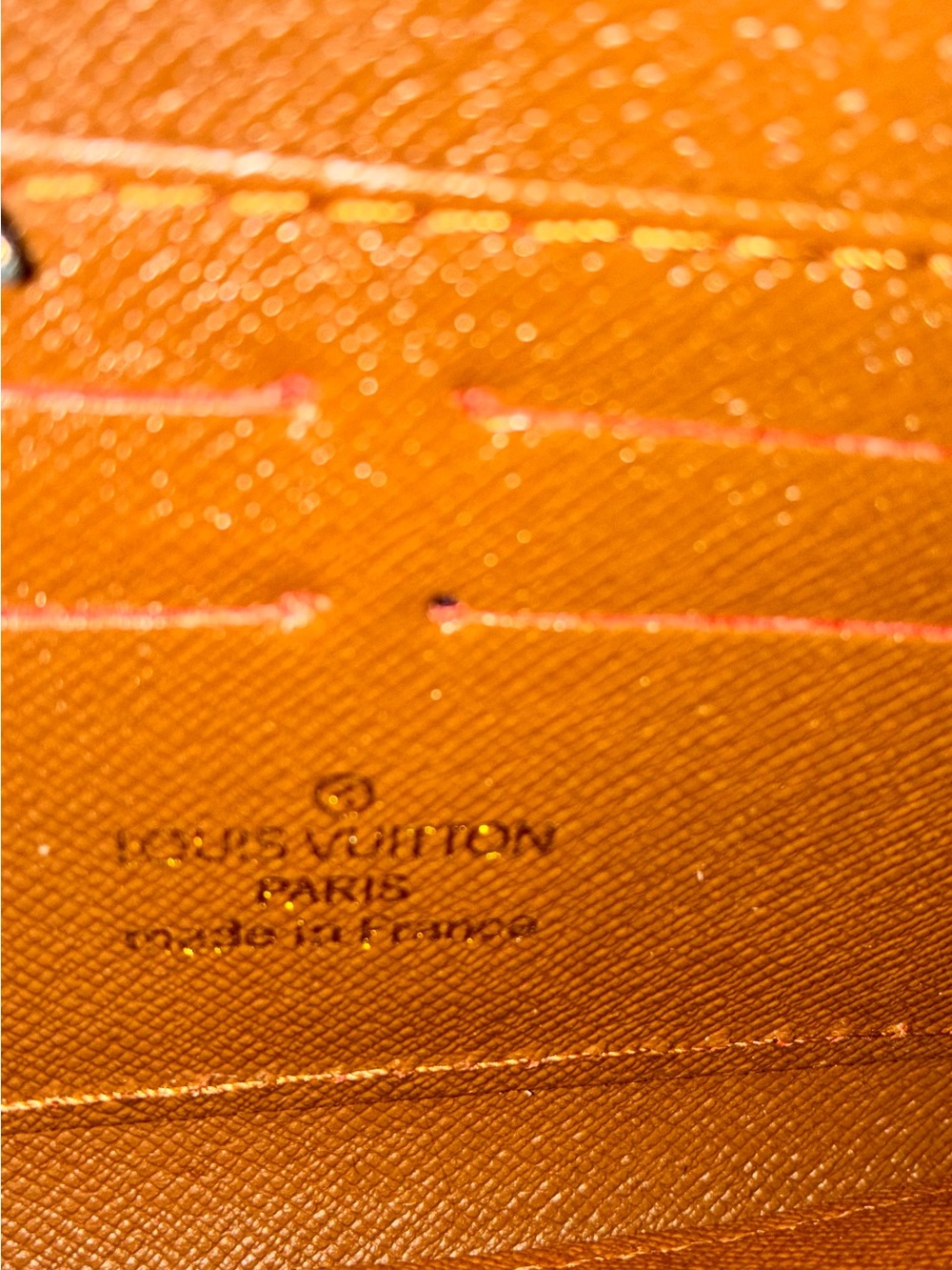 Louis Vuitton Brown and Tan Monogram Zip-Around Wallet - Picture 6 of 6